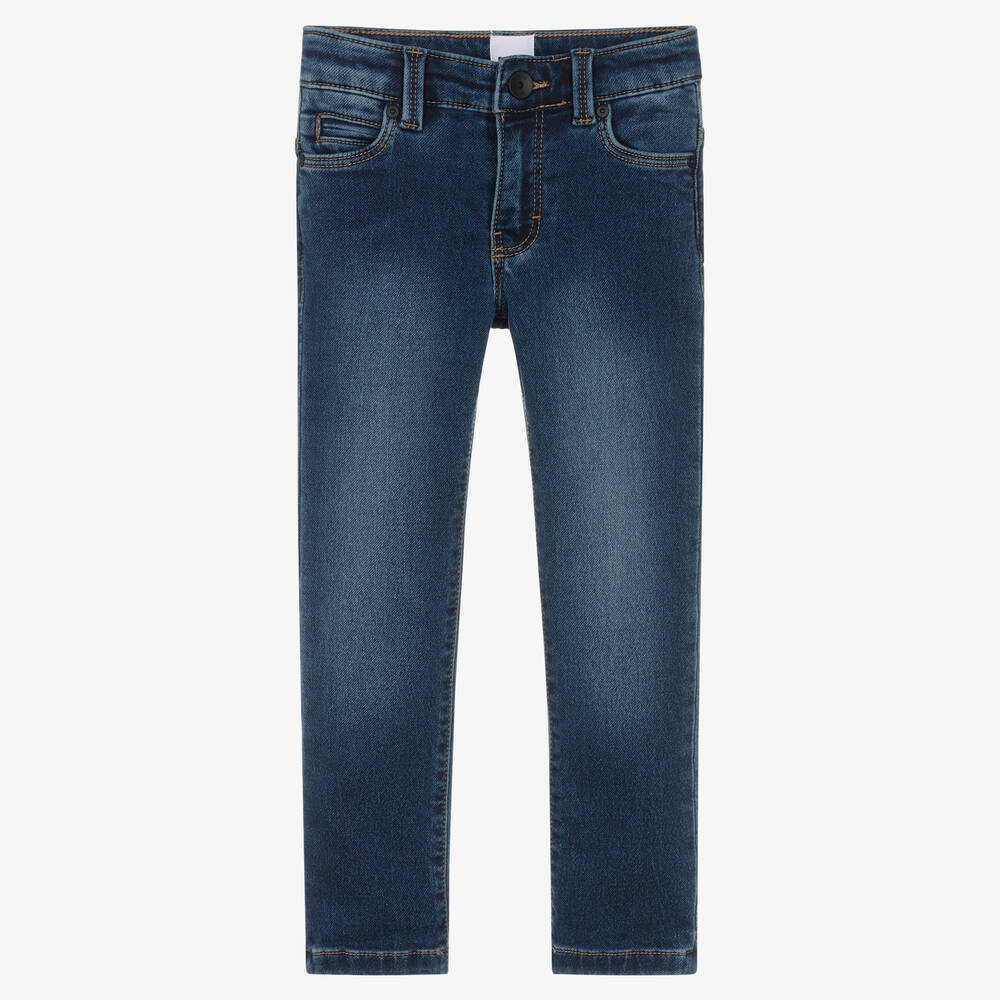 BOSS - Синие зауженные джинсы | Childrensalon