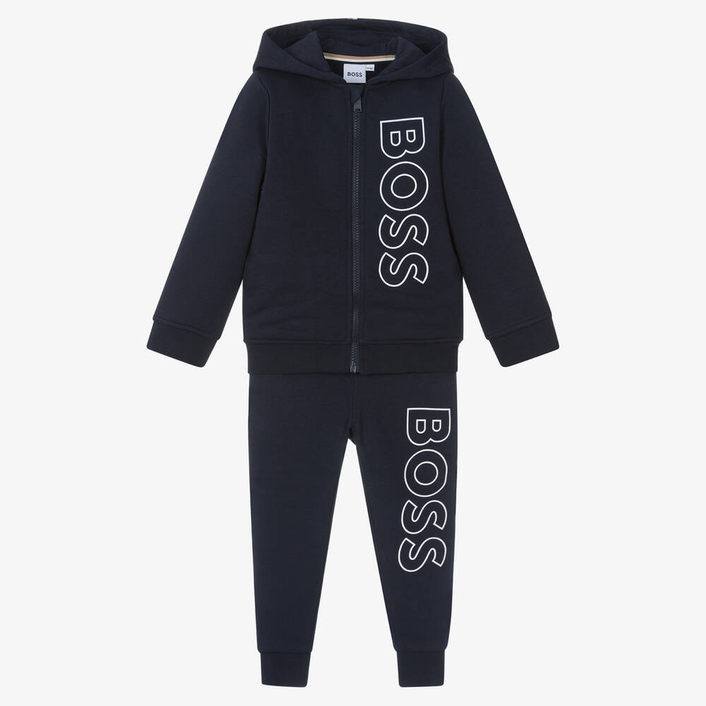 Hugo boss tracksuit white online