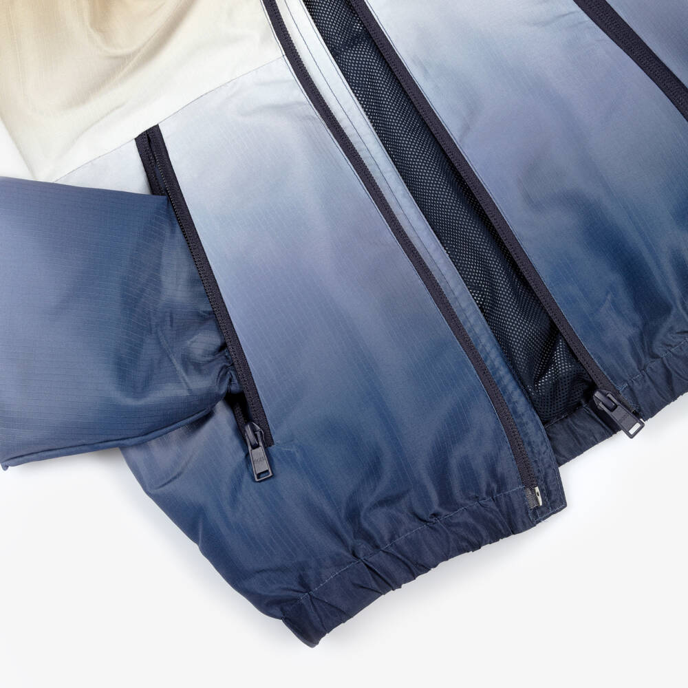 BOSS-Boys Blue Ombré Water-Repellent Jacket | Childrensalon Outlet