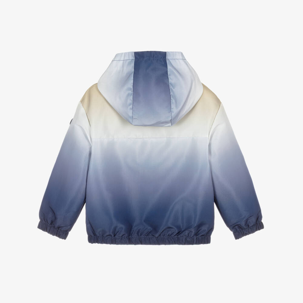 BOSS-Boys Blue Ombré Water-Repellent Jacket | Childrensalon Outlet
