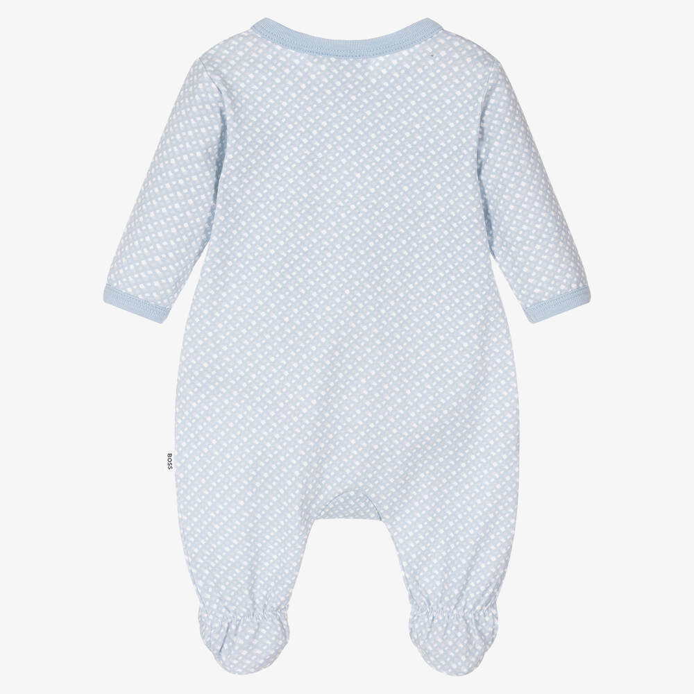 BOSS-Голубой комбинезон из органического хлопка для мальчиков | Childrensalon Outlet