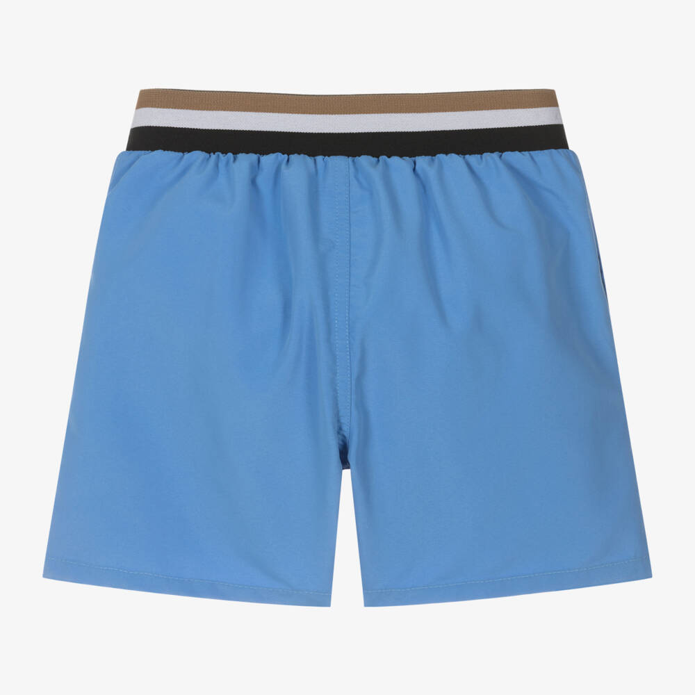 BOSS-شورت سباحة لون أزرق للأولاد | Childrensalon Outlet