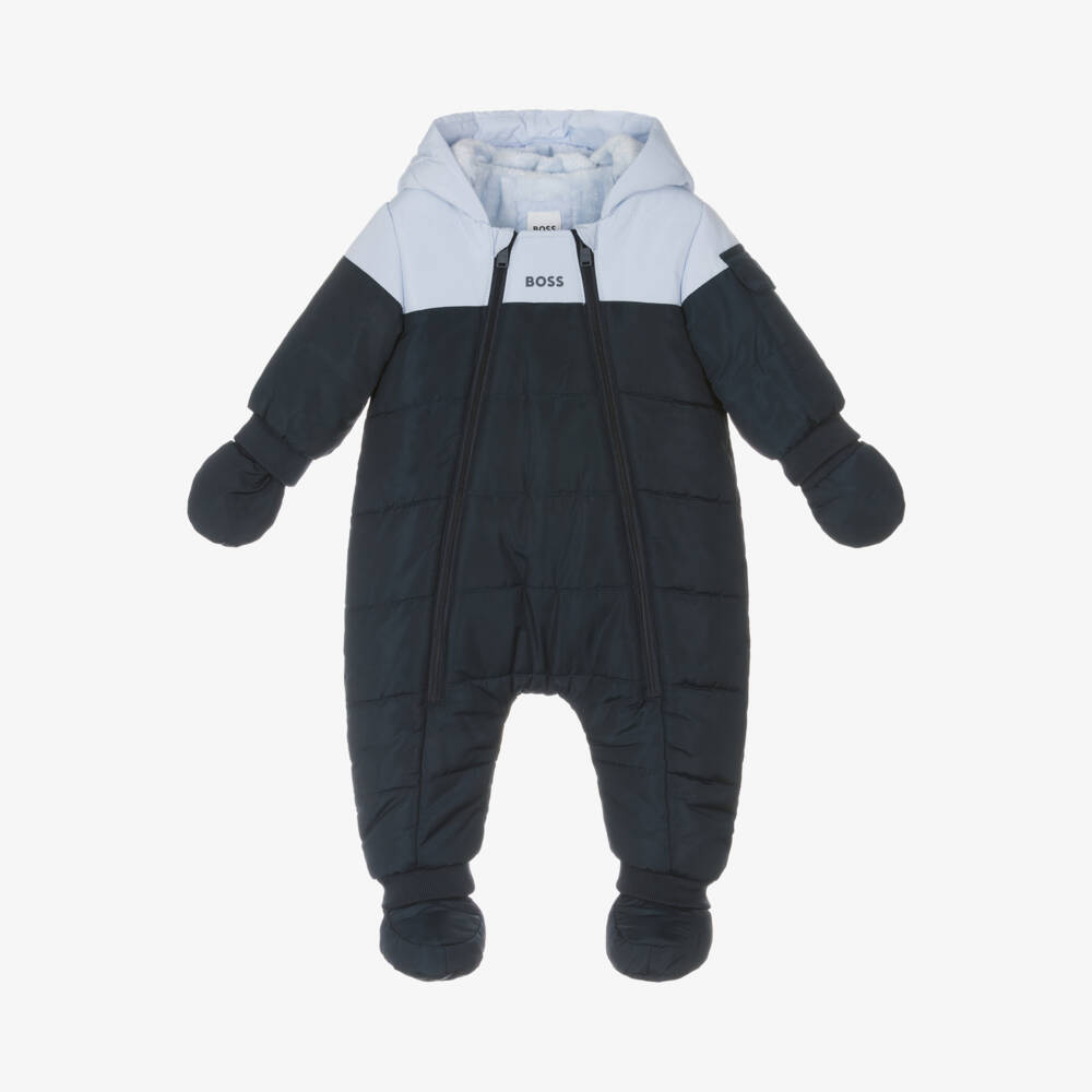 BOSS-Boys Blue Winter Adventure Suit | Childrensalon Outlet