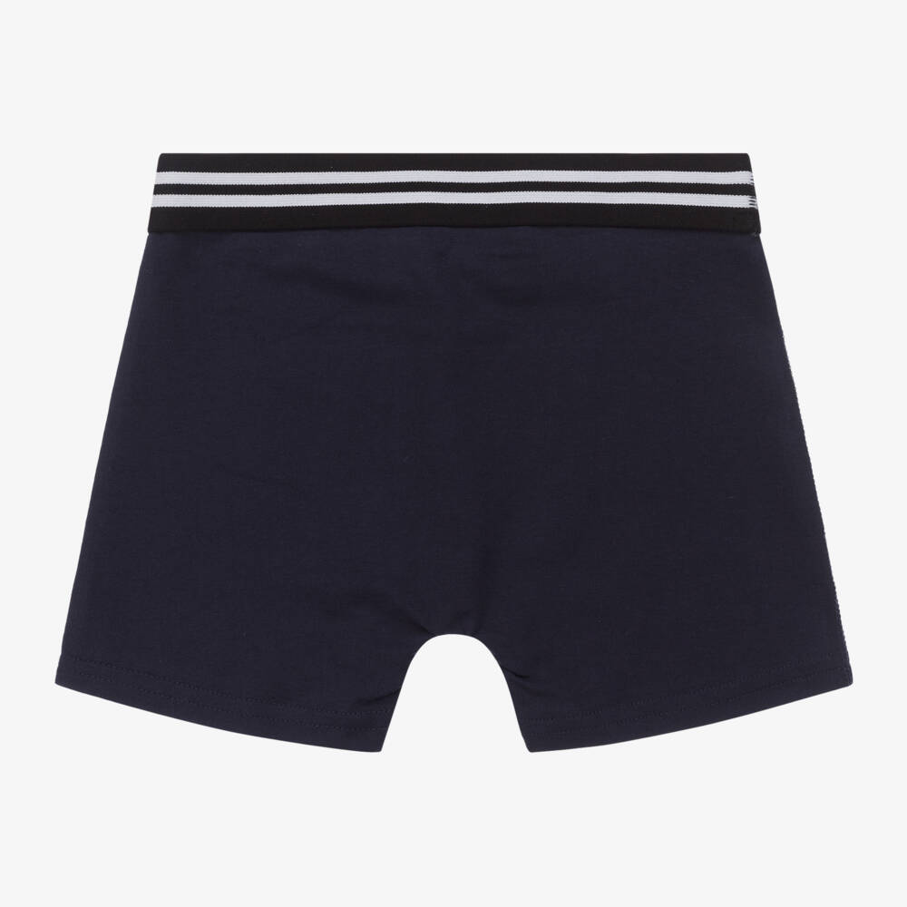 BOSS-Boys Burgundy & Navy Boxer Set | Childrensalon Outlet