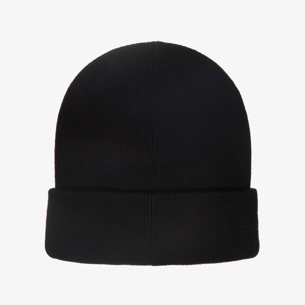 BOSS-Boys Charcoal Knit Beanie Cap | Childrensalon Outlet