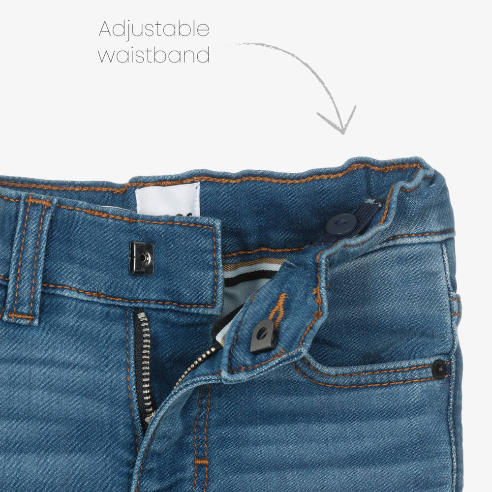 BOSS-Boys Classic Blue Denim Trousers | Childrensalon Outlet