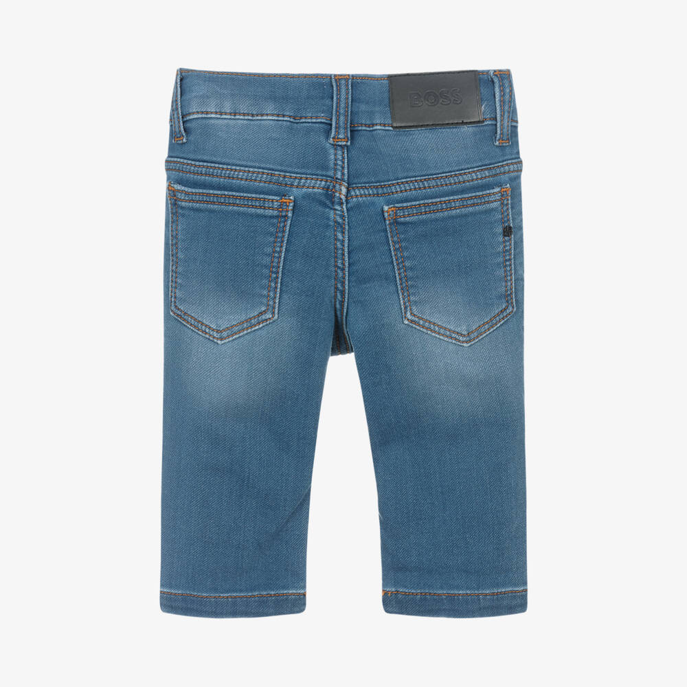BOSS-Boys Classic Blue Denim Trousers | Childrensalon Outlet