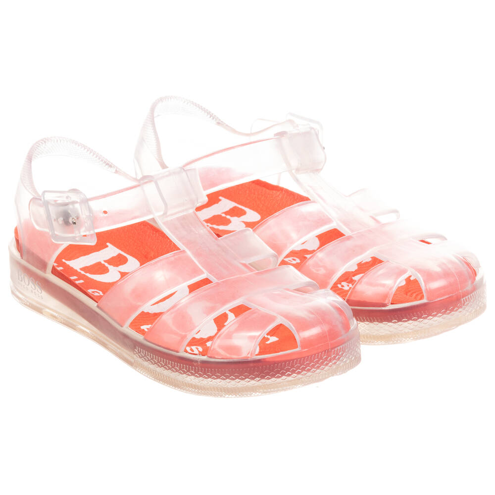 BOSS - Boys Clear Jelly Shoes | Childrensalon