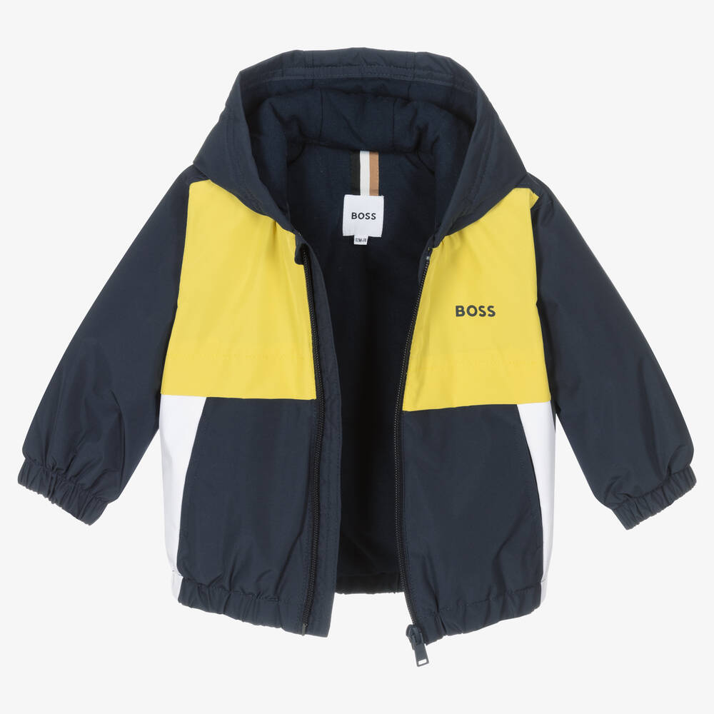 Boys hugo boss coat sale on sale