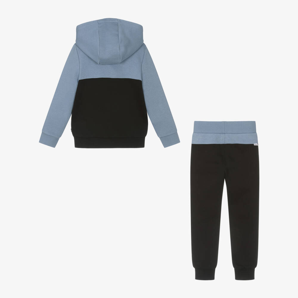 BOSS-Boys Colourblock Hoodie Joggers Set | Childrensalon Outlet