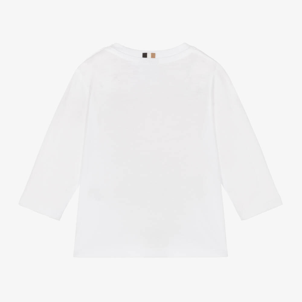 BOSS-Boys Cotton City Print Top | Childrensalon Outlet