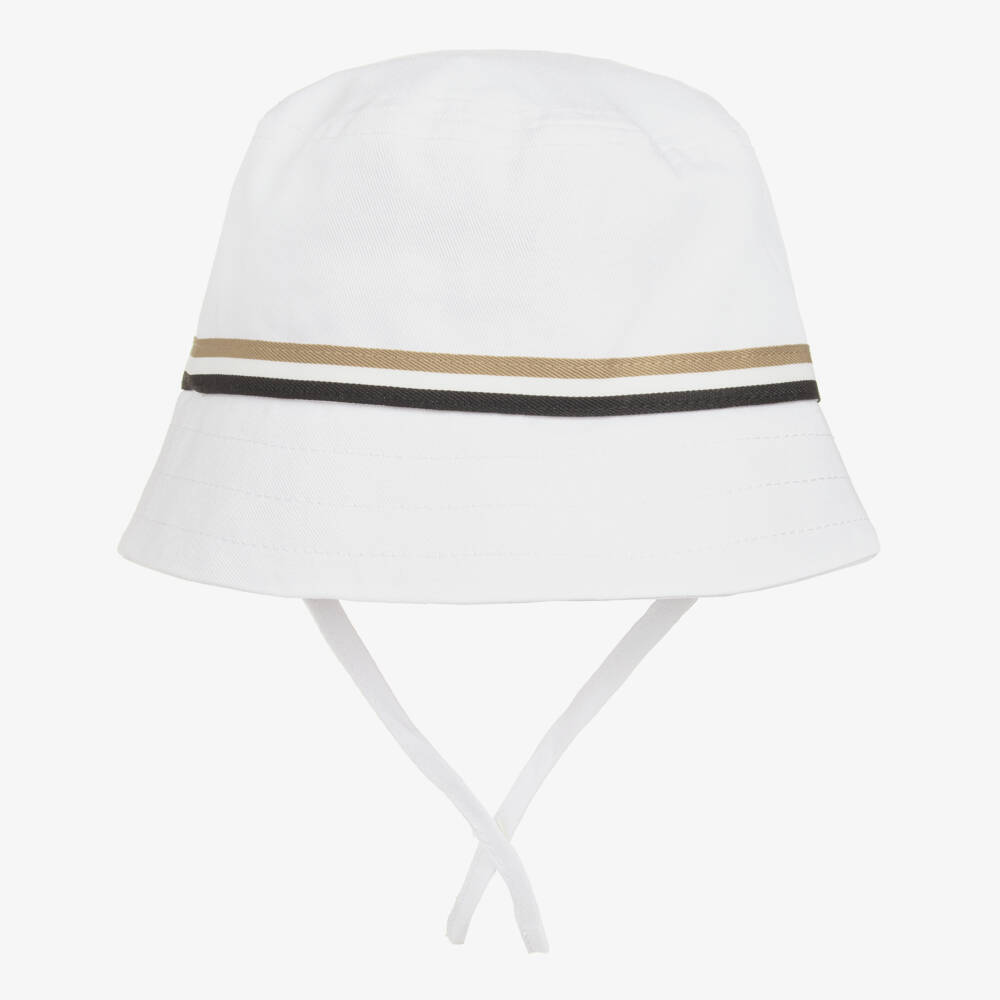 BOSS-Boys Crisp Cotton Sun Hat | Childrensalon Outlet