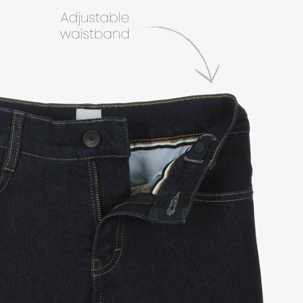 BOSS-Классические синие джинсы свободного кроя для мальчиков | Childrensalon Outlet