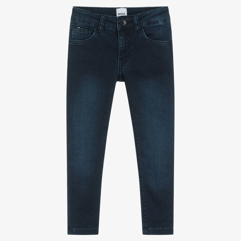 BOSS - Jean skinny bleu foncé Garçon | Childrensalon