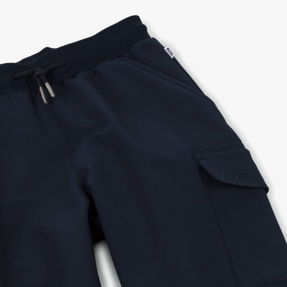 BOSS-Синие карго джоггеры для мальчиков | Childrensalon Outlet