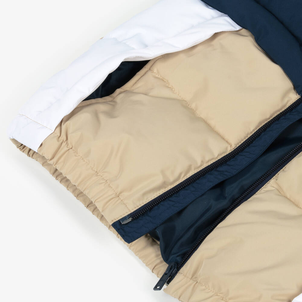 BOSS-Boys Dual-Tone Blue Gilet | Childrensalon Outlet