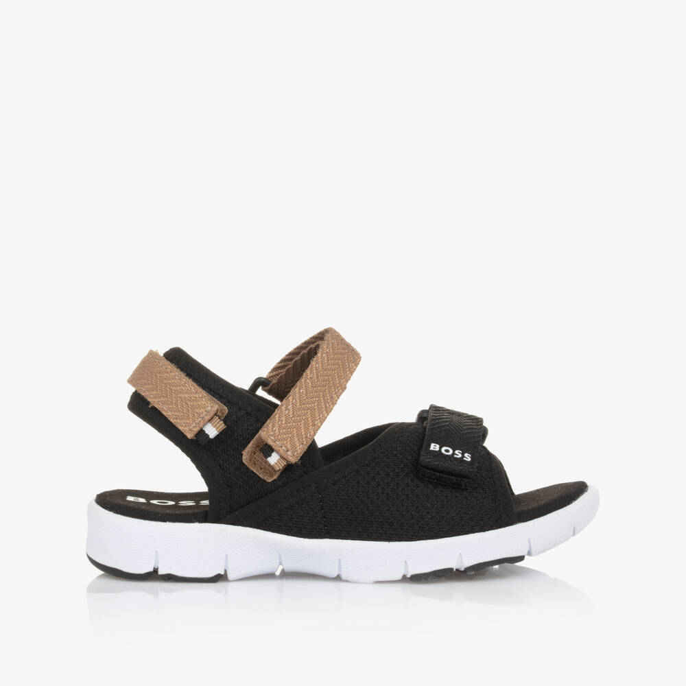 BOSS-Boys Dual-Tone Easy-Fit Sandals | Childrensalon Outlet