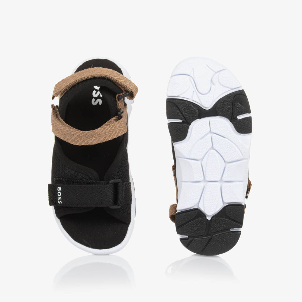BOSS-Boys Dual-Tone Easy-Fit Sandals | Childrensalon Outlet