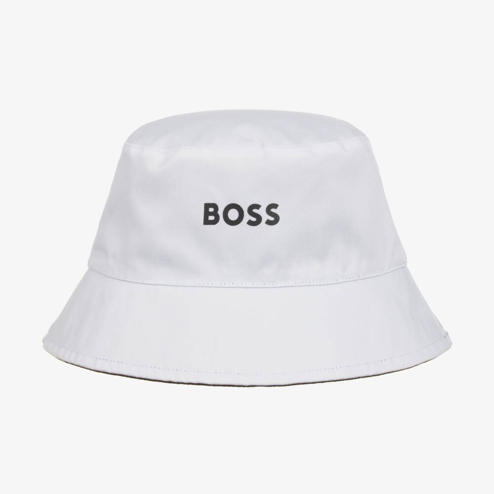 BOSS-Boys Dual-Tone Flip Bucket Hat | Childrensalon Outlet