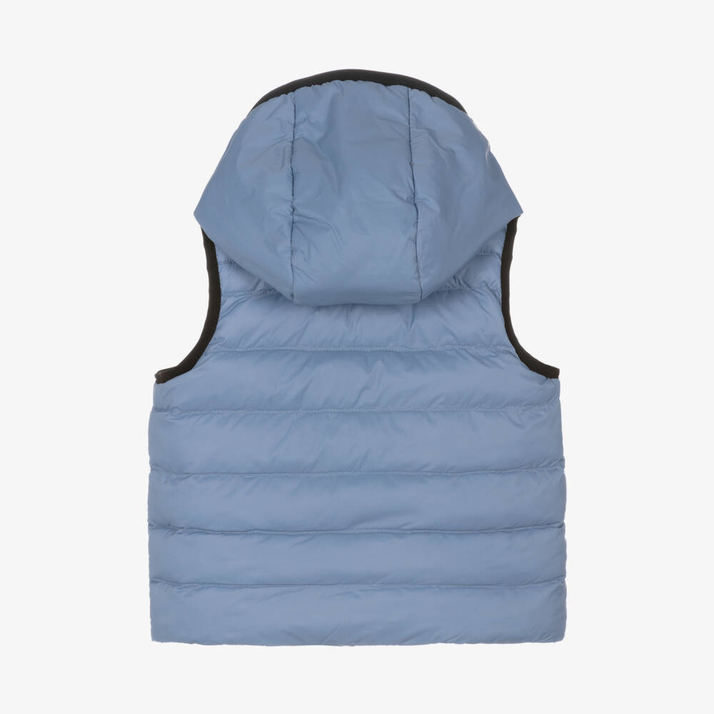 BOSS-Boys Dual-Tone Hooded Gilet | Childrensalon Outlet