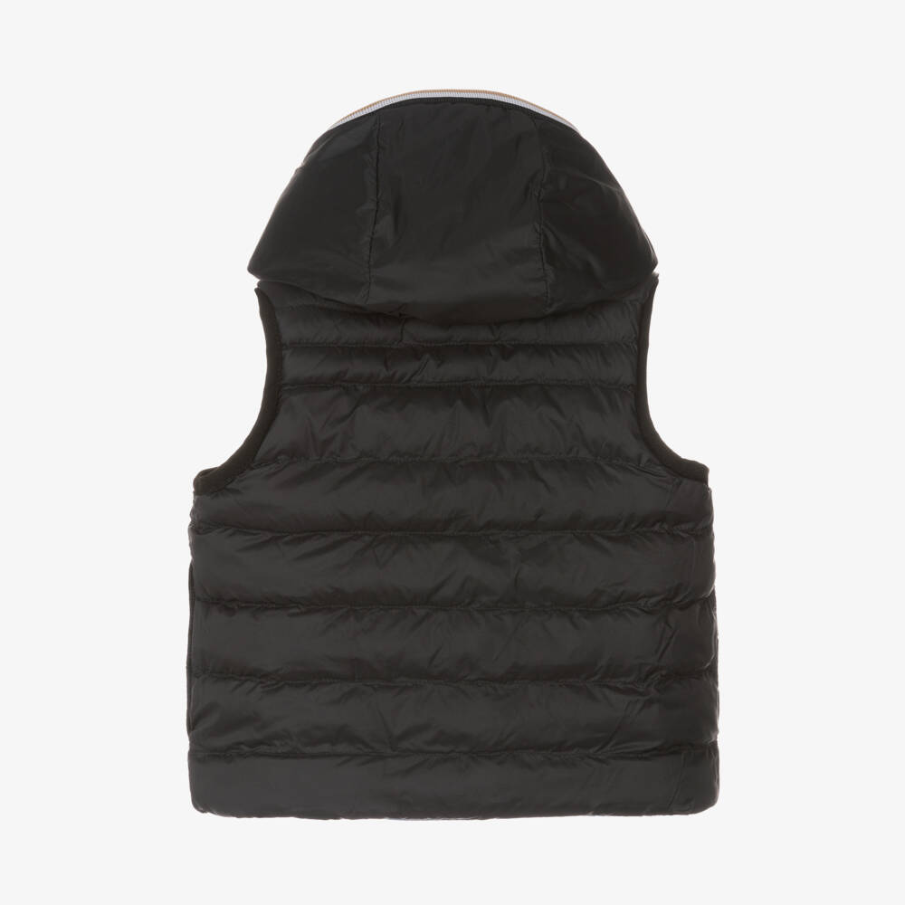 BOSS-Boys Dual-Tone Hooded Gilet | Childrensalon Outlet