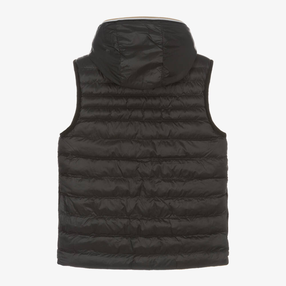 BOSS-Boys Dual-Tone Reversible Gilet | Childrensalon Outlet