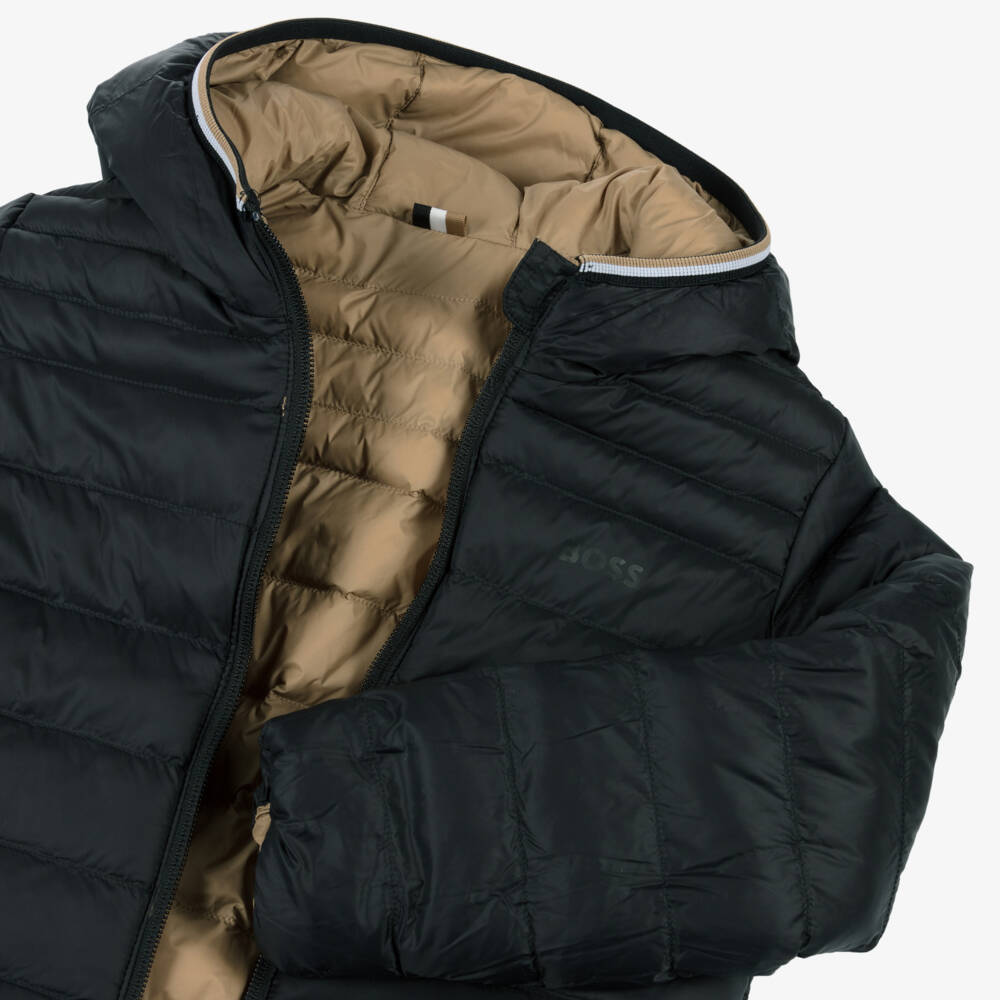 BOSS-Boys Dual-Tone Reversible Jacket | Childrensalon Outlet