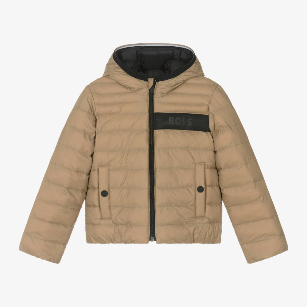 BOSS-Boys Dual-Tone Reversible Jacket | Childrensalon Outlet