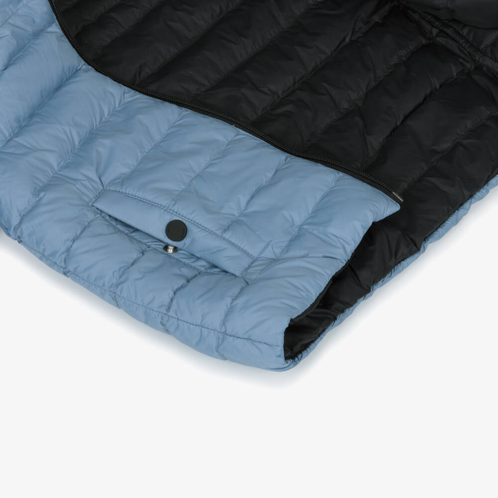 BOSS-Сине-черная двусторонняя куртка-пуховик для мальчиков | Childrensalon Outlet