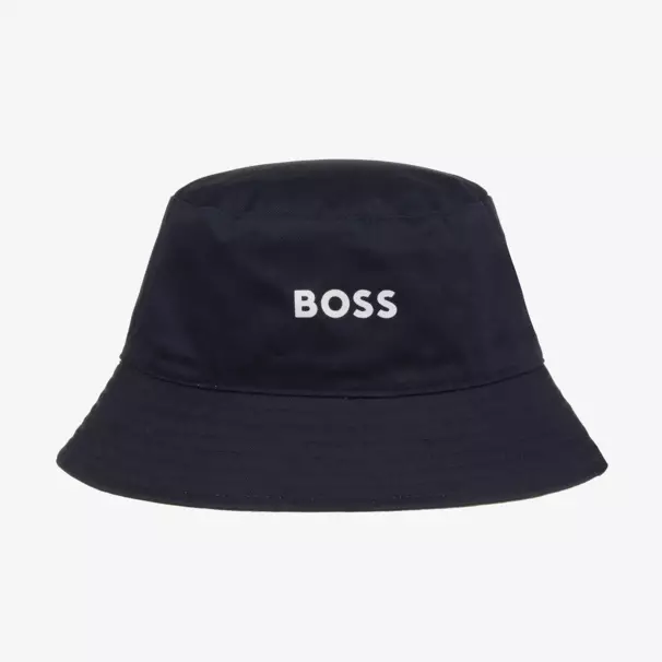 BOSS-Boys Dual-Tone Reversible Sun Hat | Childrensalon Outlet