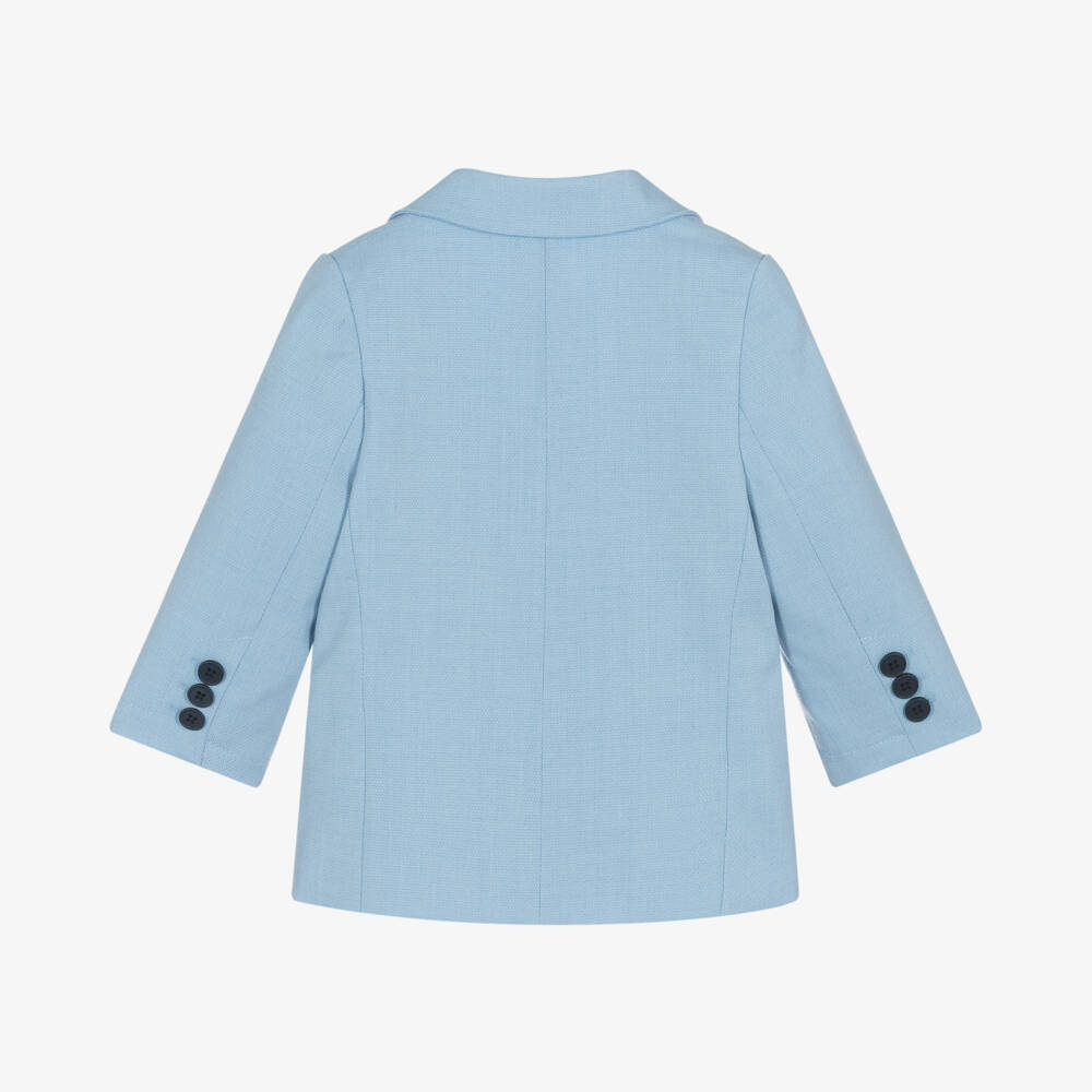 BOSS-Boys Elegant Blue Suit Jacket | Childrensalon Outlet