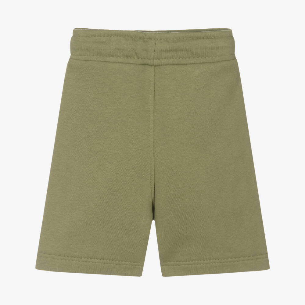 BOSS-Boys Khaki Comfort Jersey Shorts | Childrensalon Outlet
