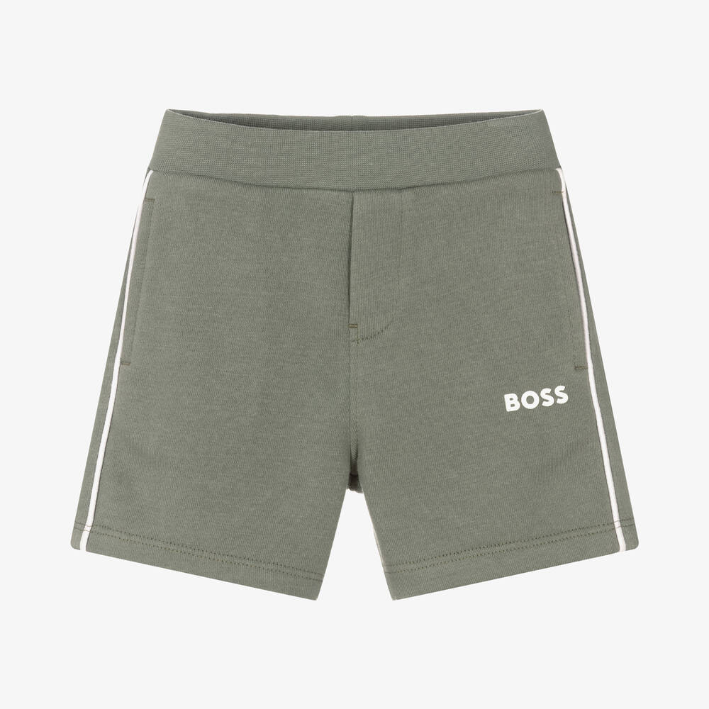 BOSS - Short kaki en coton garçon | Childrensalon