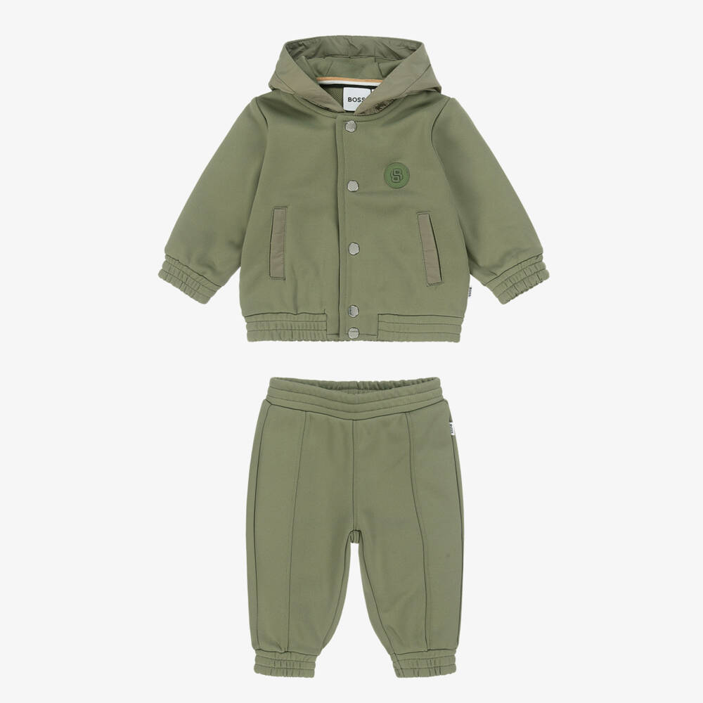 BOSS-Уютный комплект хаки для мальчиков | Childrensalon Outlet