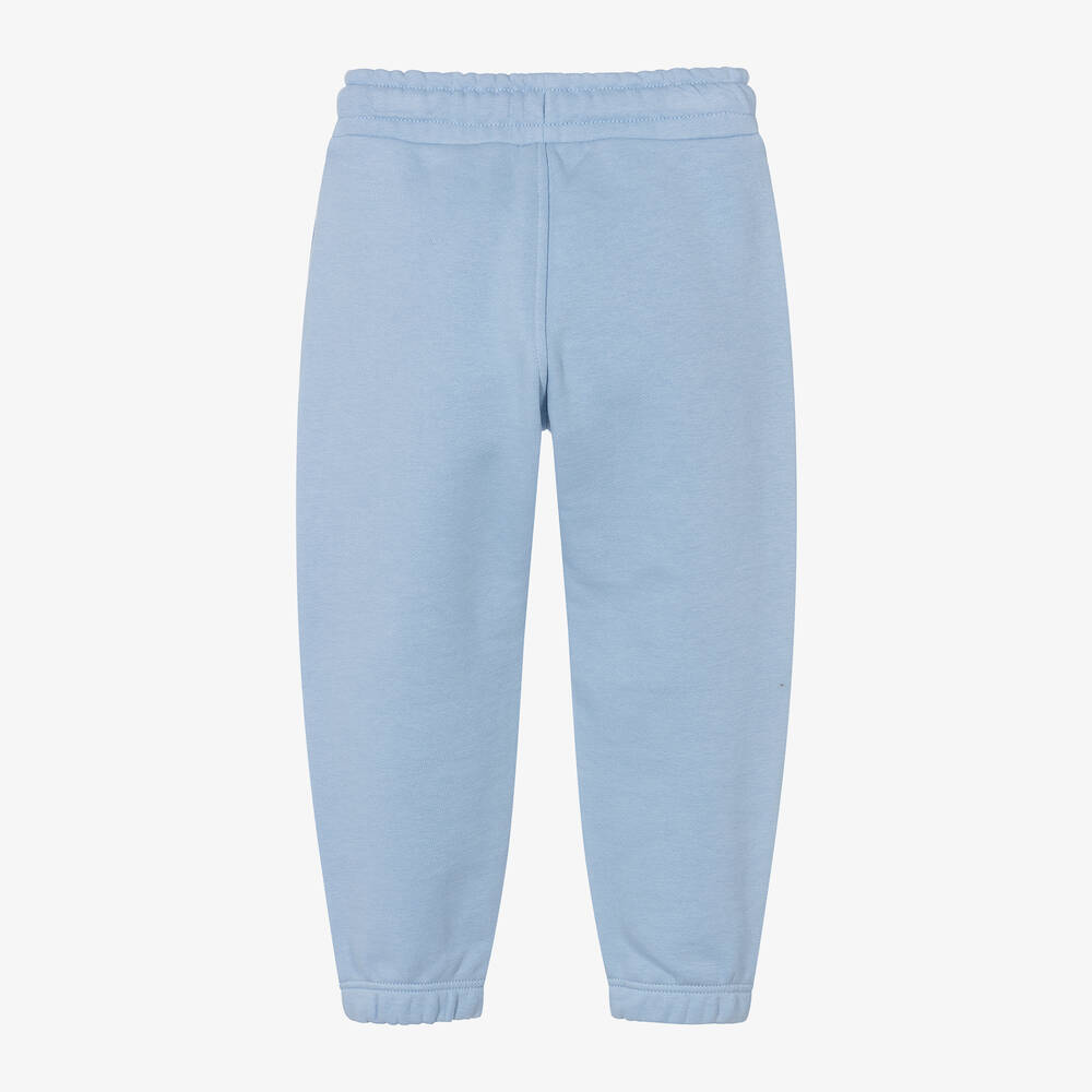 BOSS-Boys Light Blue Cotton Joggers | Childrensalon Outlet