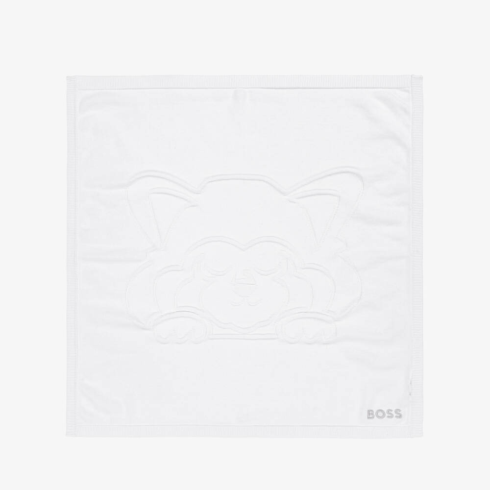 BOSS-Boys Luxurious Ivory Knit Wrap | Childrensalon Outlet