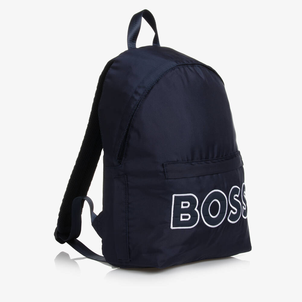 BOSS-Синий рюкзак для мальчиков (40см) | Childrensalon Outlet