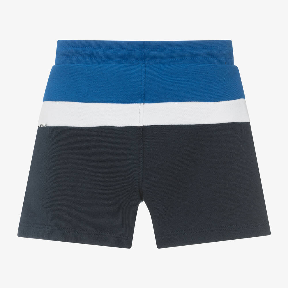 بوس-شورت أطفال ولادي قطن جيرسي لون كحلي | Childrensalon Outlet