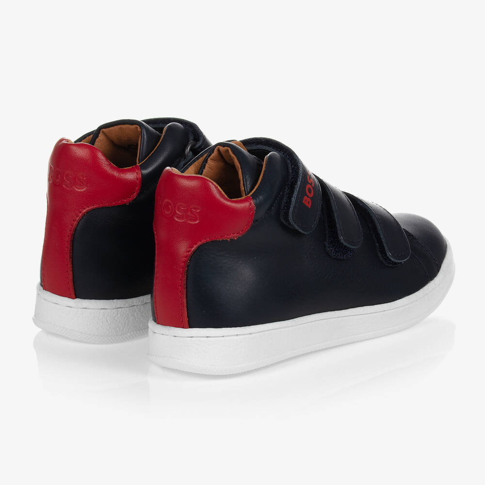 Navy blue trainers kids clearance