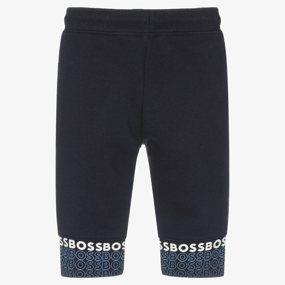 BOSS-Синие джоггеры для мальчиков | Childrensalon Outlet