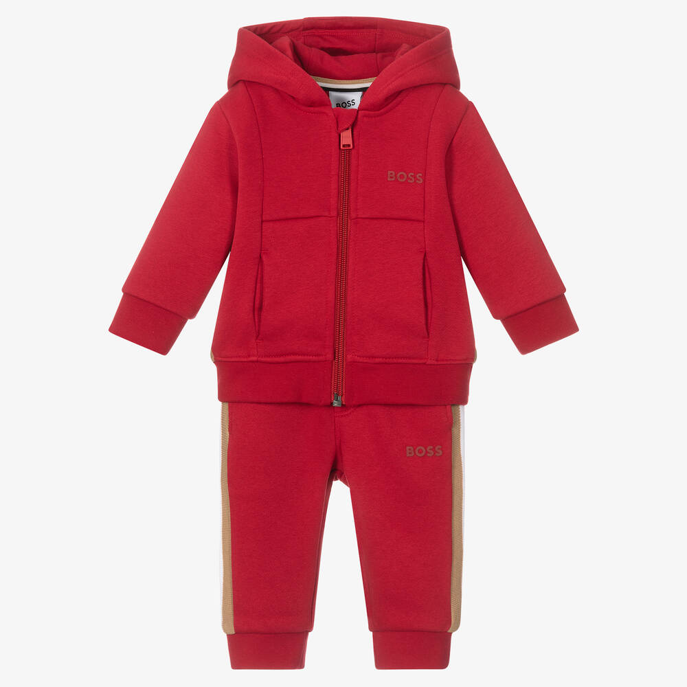 Boys top boss tracksuits