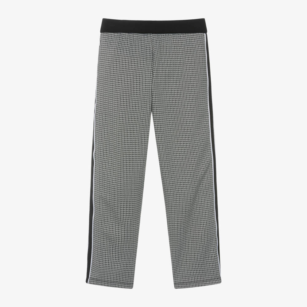 BOSS-Boys Retro Houndstooth Joggers | Childrensalon Outlet