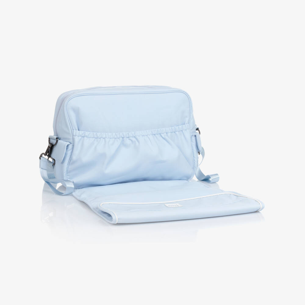 BOSS-Boys Sky Blue Diaper Tote | Childrensalon Outlet