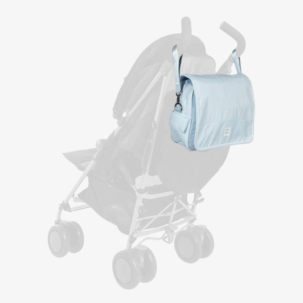 BOSS-Boys Sky Blue Diaper Tote | Childrensalon Outlet