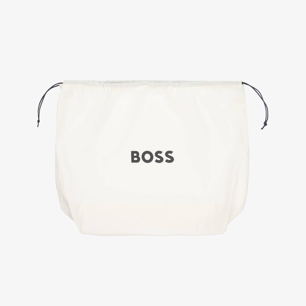 BOSS-Boys Sky Blue Diaper Tote | Childrensalon Outlet