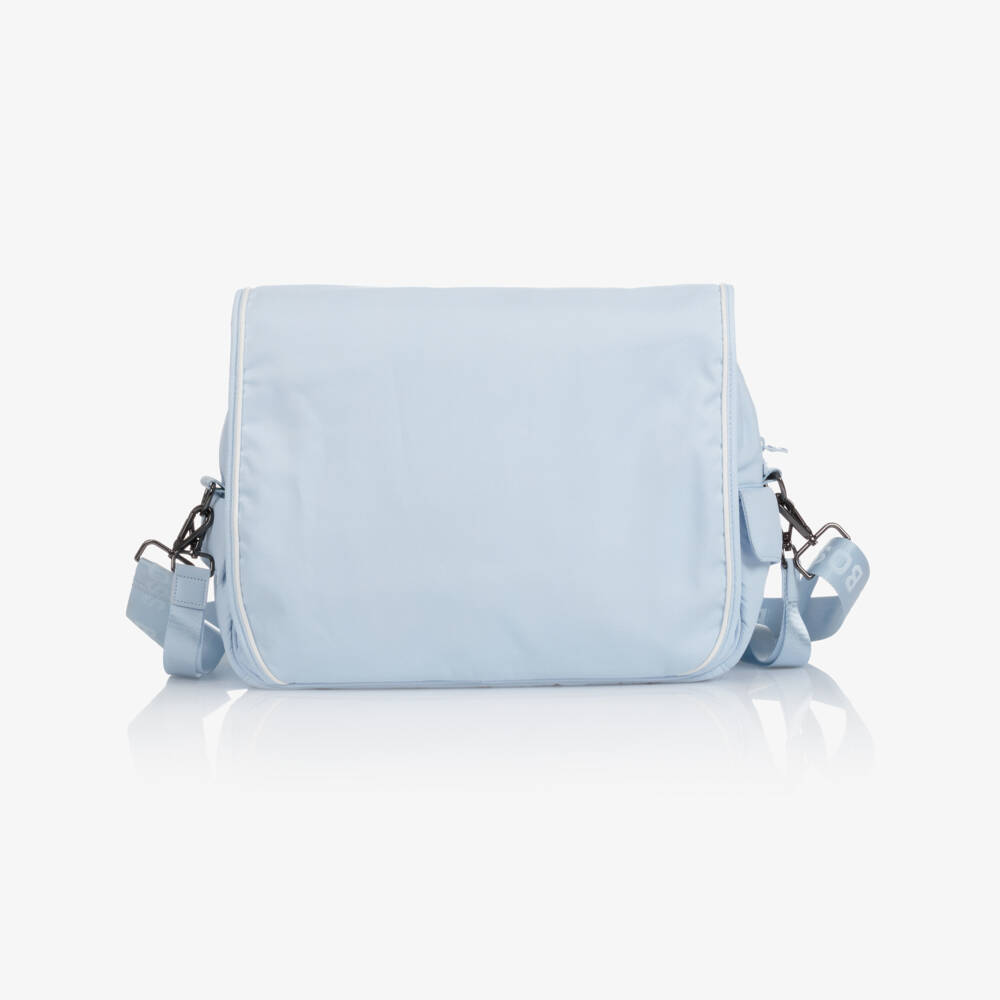 BOSS-Boys Sky Blue Diaper Tote | Childrensalon Outlet