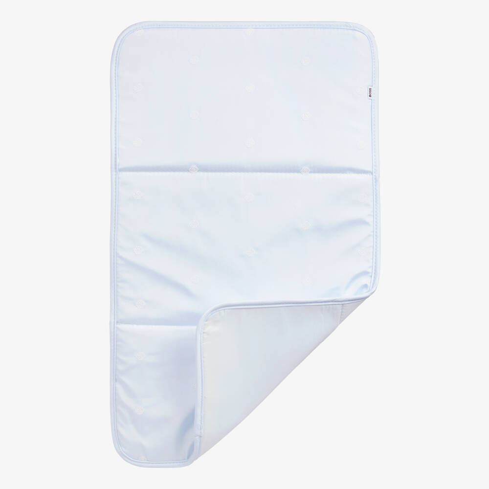 BOSS-Boys Sky-Hued Diaper Carryall | Childrensalon Outlet