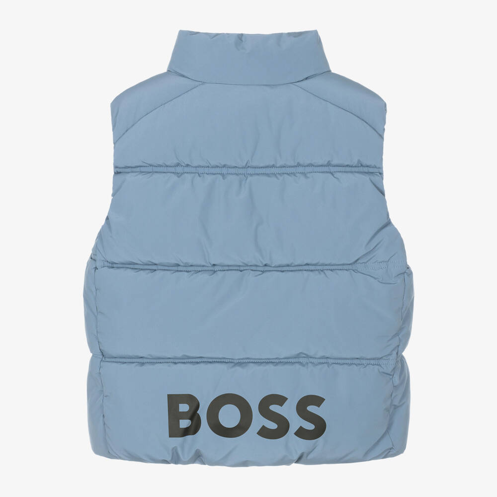 BOSS-Boys Sky Puffer Vest | Childrensalon Outlet