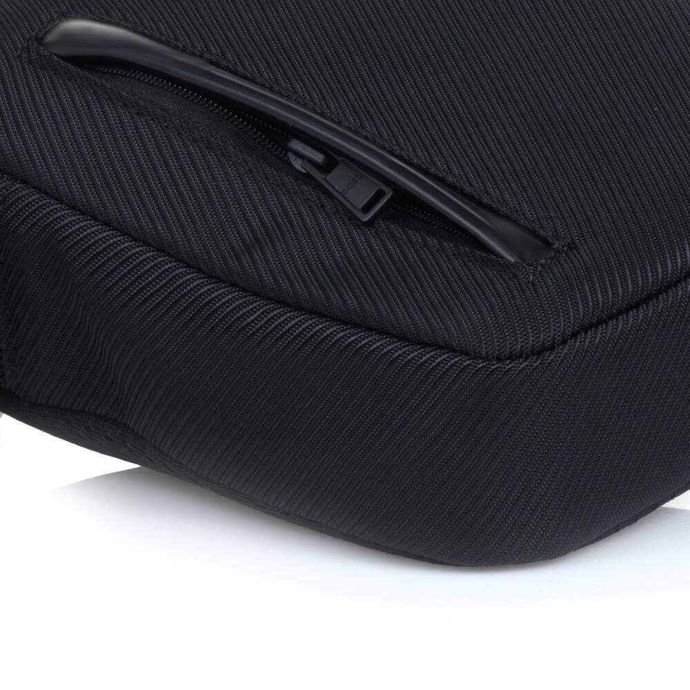 BOSS-Boys Sleek Black Messenger Satchel | Childrensalon Outlet