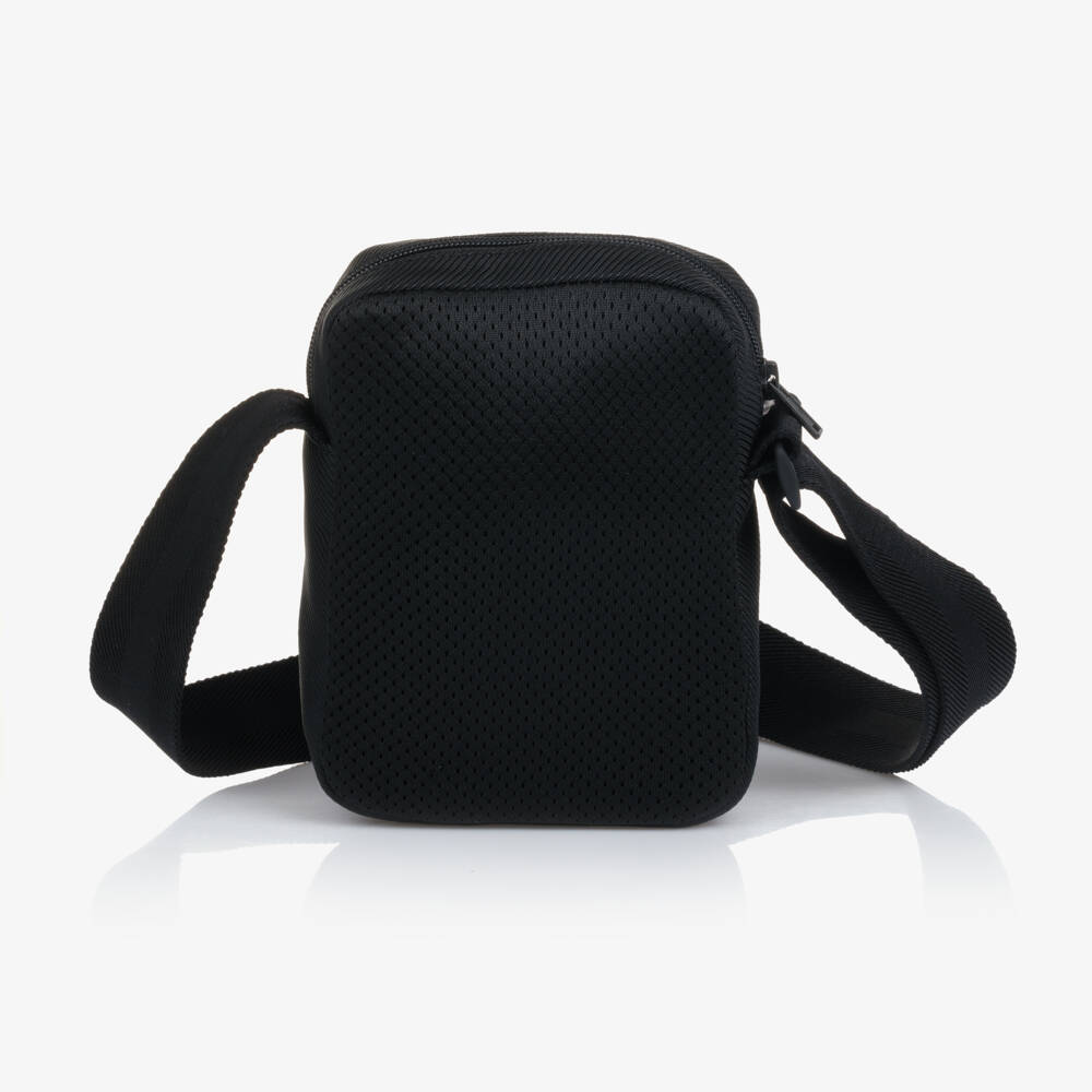 BOSS-Boys Sleek Black Messenger Satchel | Childrensalon Outlet